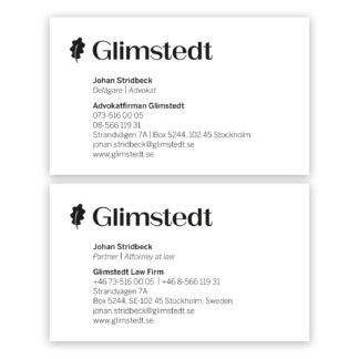 Visitkort dubbelsidigt 200st/fp