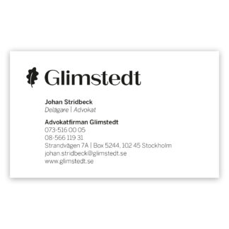 Visitkort enkelsidigt 200st/fp